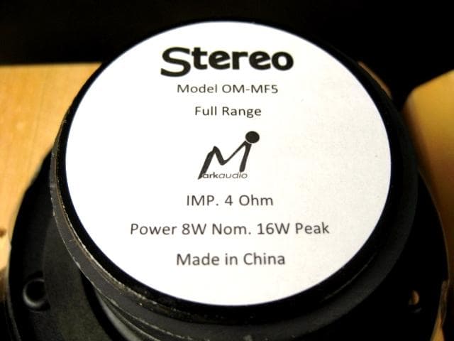 mark audio フルレンジスピーカー　自作　ペア