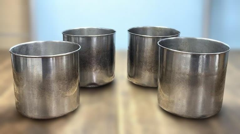 クローバー 深型組バット11号（蓋付き）＋ステンレスポット8個 容器セット