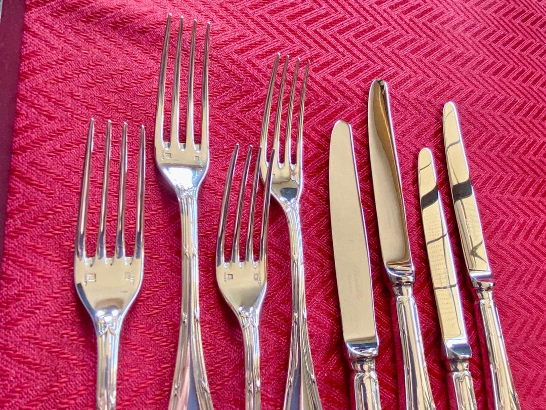 【あいさま専用商品☆美品☆】クリストフル リュバン デザートサイズ4セット