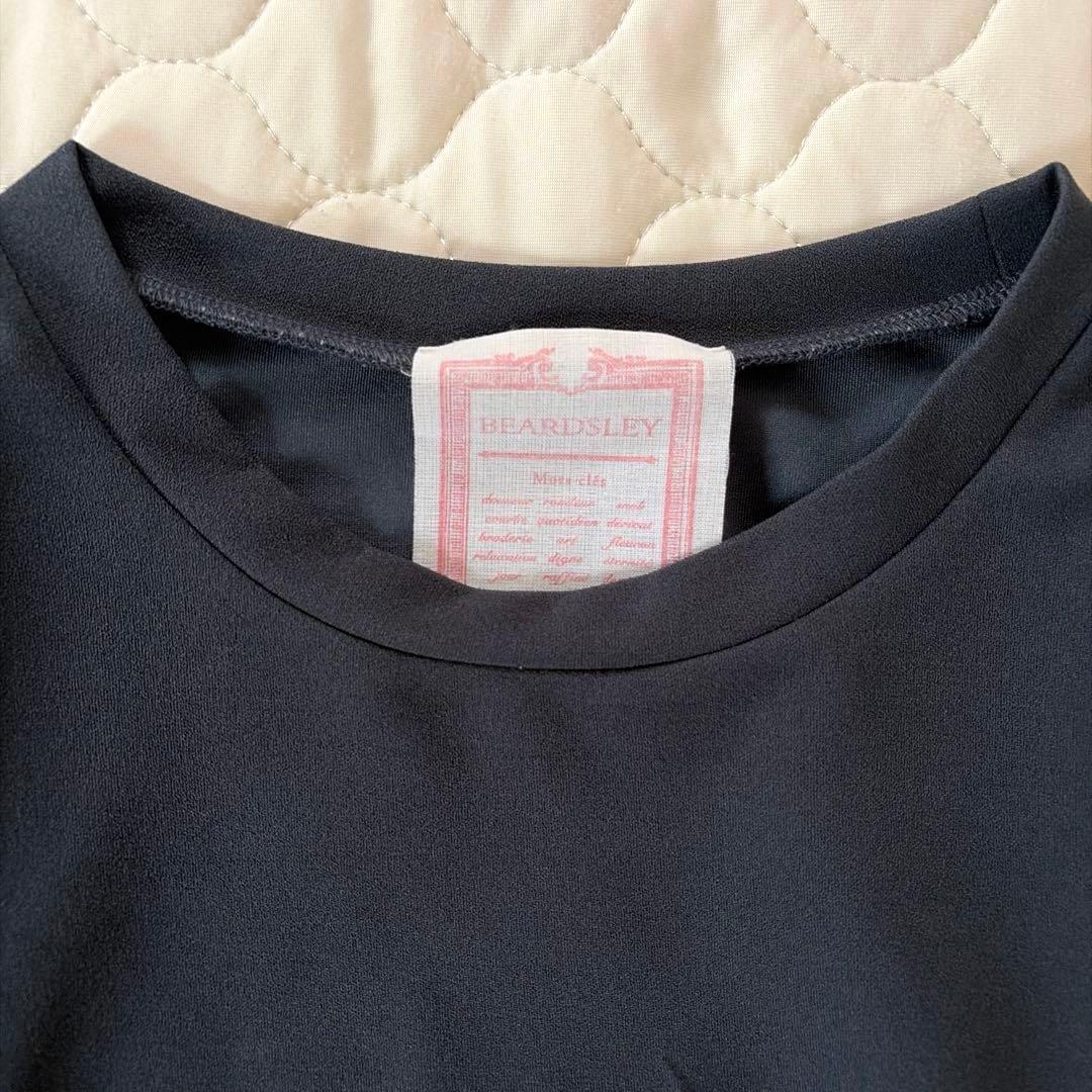 【美品】BEARDSLEY Tブラウス FREEサイズ ダークグレー