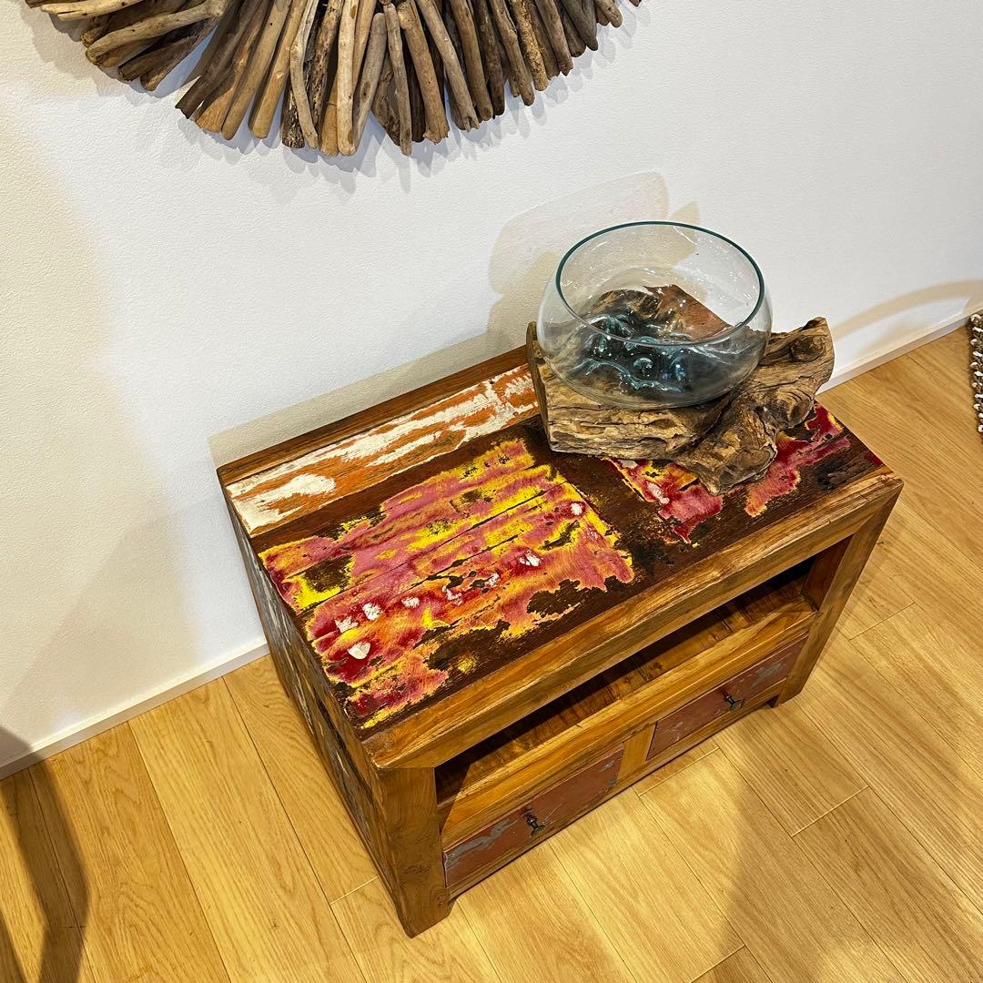 【訳あり】バリ島ボートローボードw70×d45×h50cm 通常77,000円が