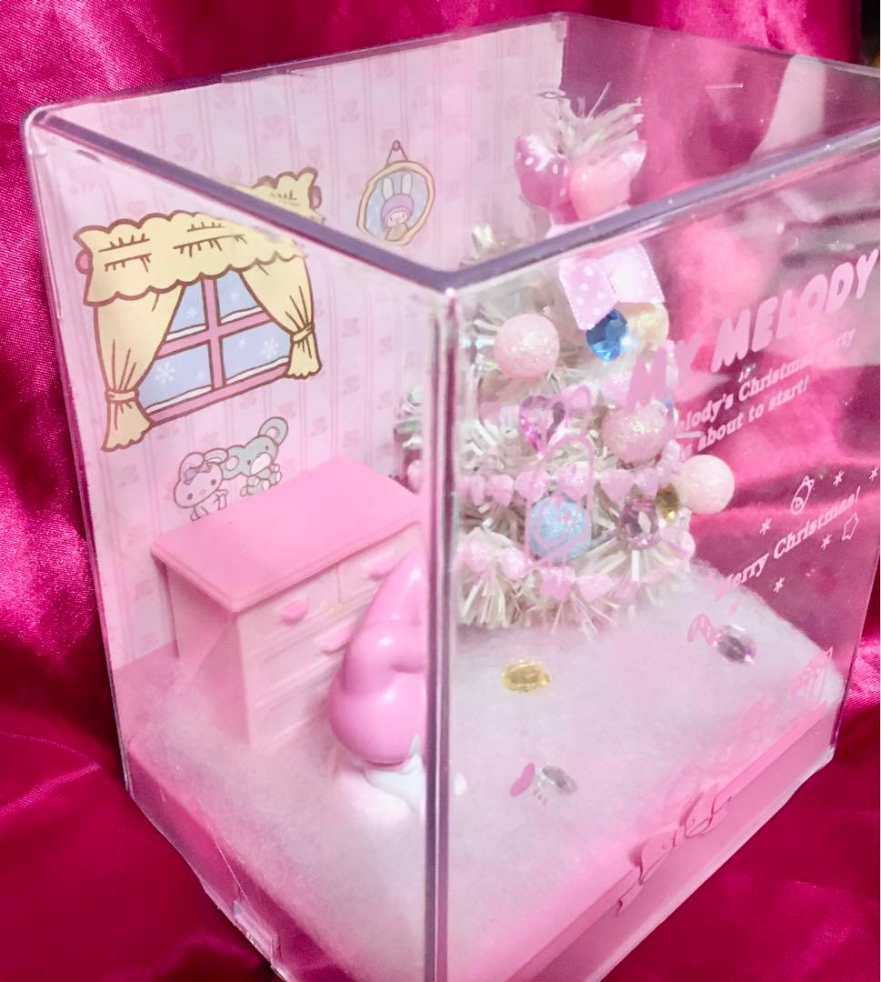 希少品マイメロディー　クリスマスツリージオラマボックス　オルゴール