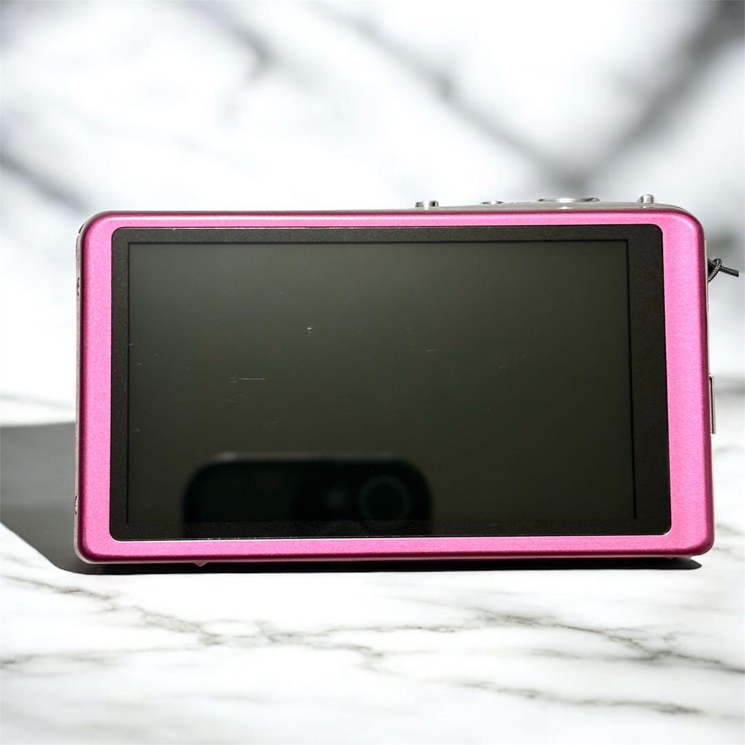 【美品】 Panasonic LUMIX DMC-FX77 ピンク コンデジ