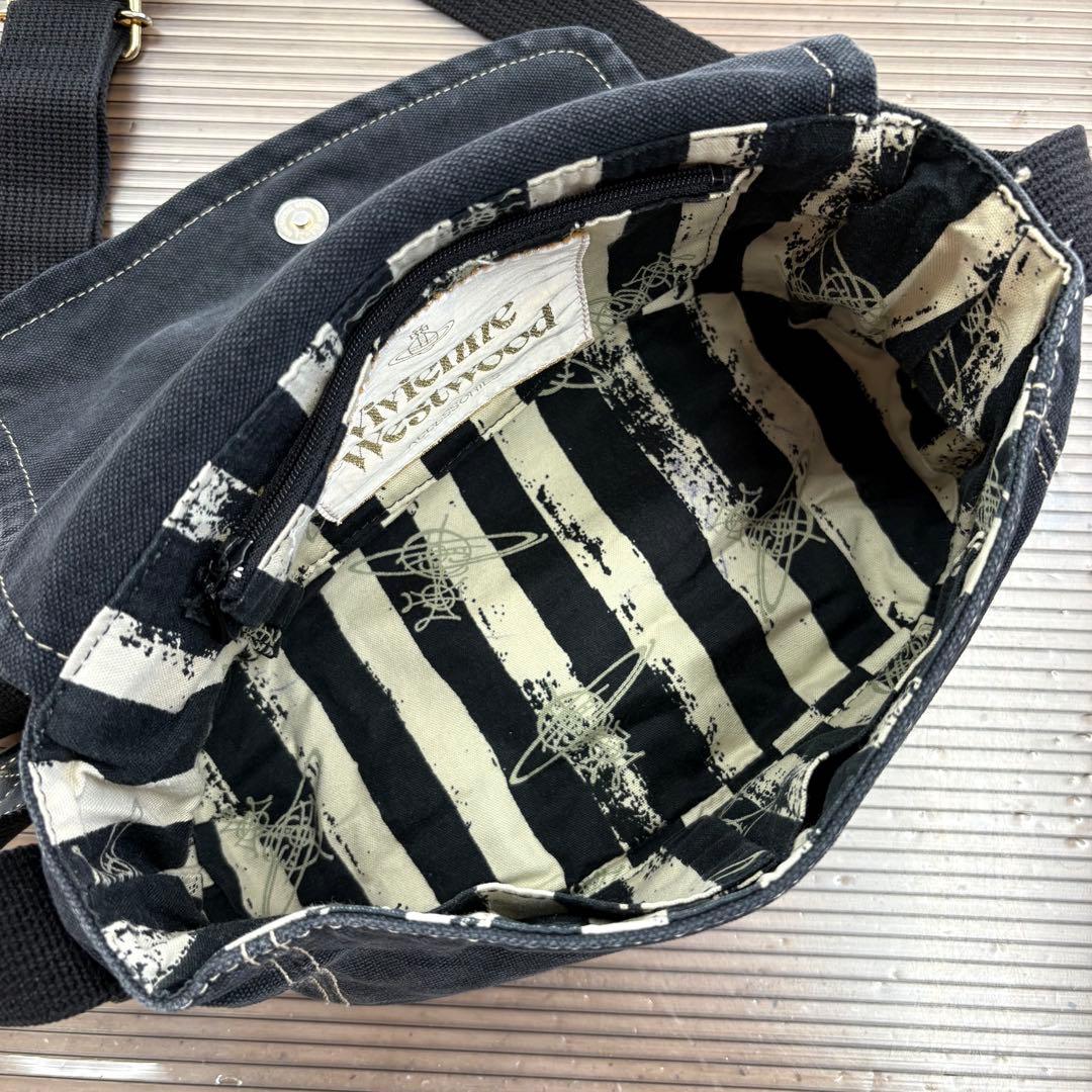ヴィヴィアン キャンバスショルダーバッグ Vivienne Westwood