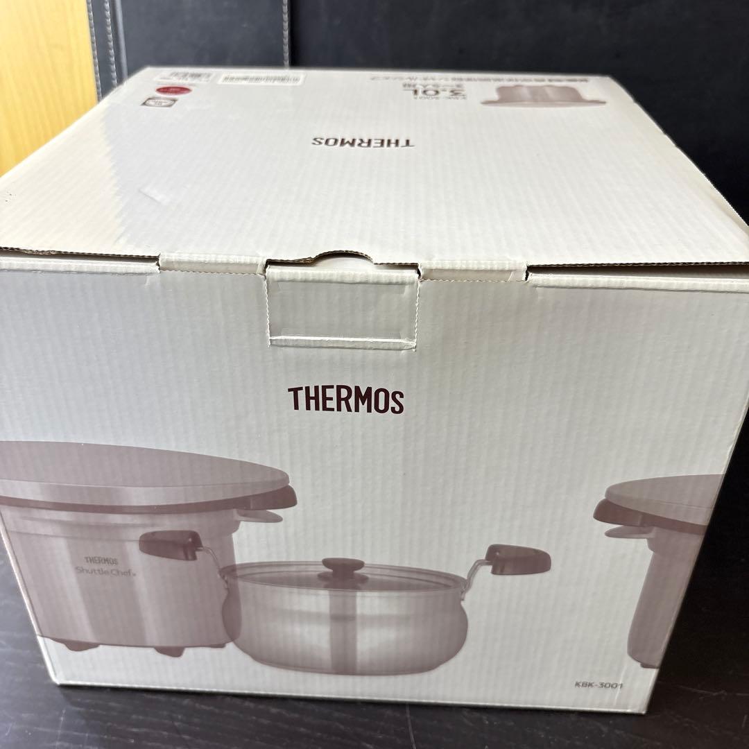 THERMOSサーモス 真空保温調理器 シャトルシェフ3.0新品 ディープレッド