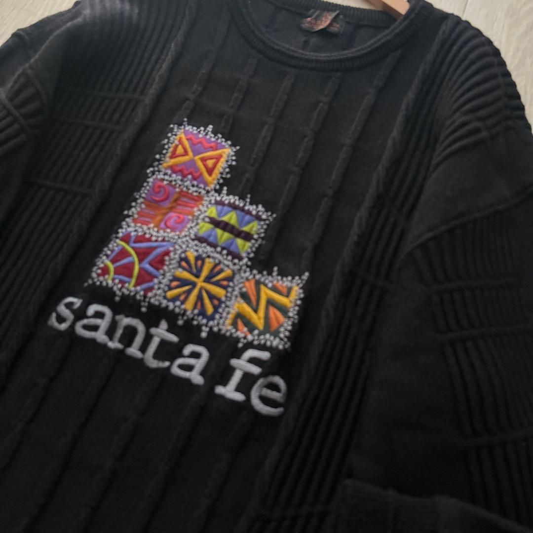 ★スーパーマン★ さん専用santa feサンタフェウール100%3Dニット刺繍