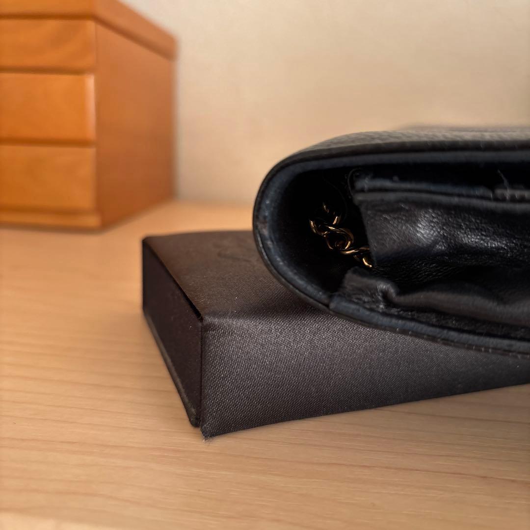 美品　シャネル　チェーンウォレット
