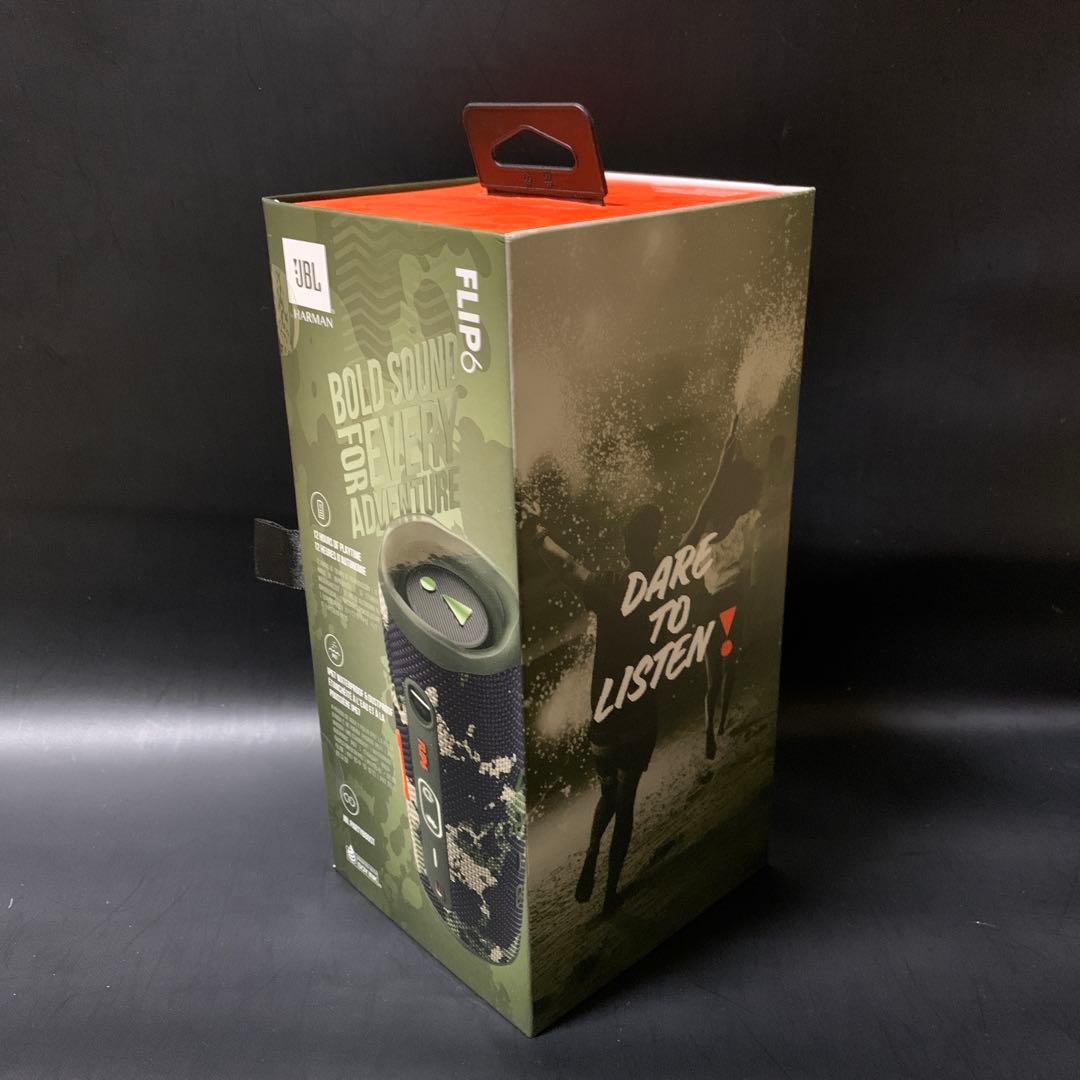 JBL FLIP6 ワイヤレススピーカー JBLFLIP6SQUAD