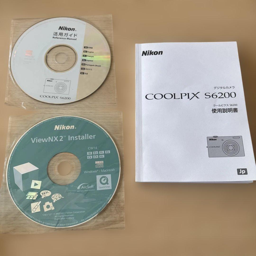 Nikon COOLPIX S6200 ホワイト　中古品　付属品・箱付あり
