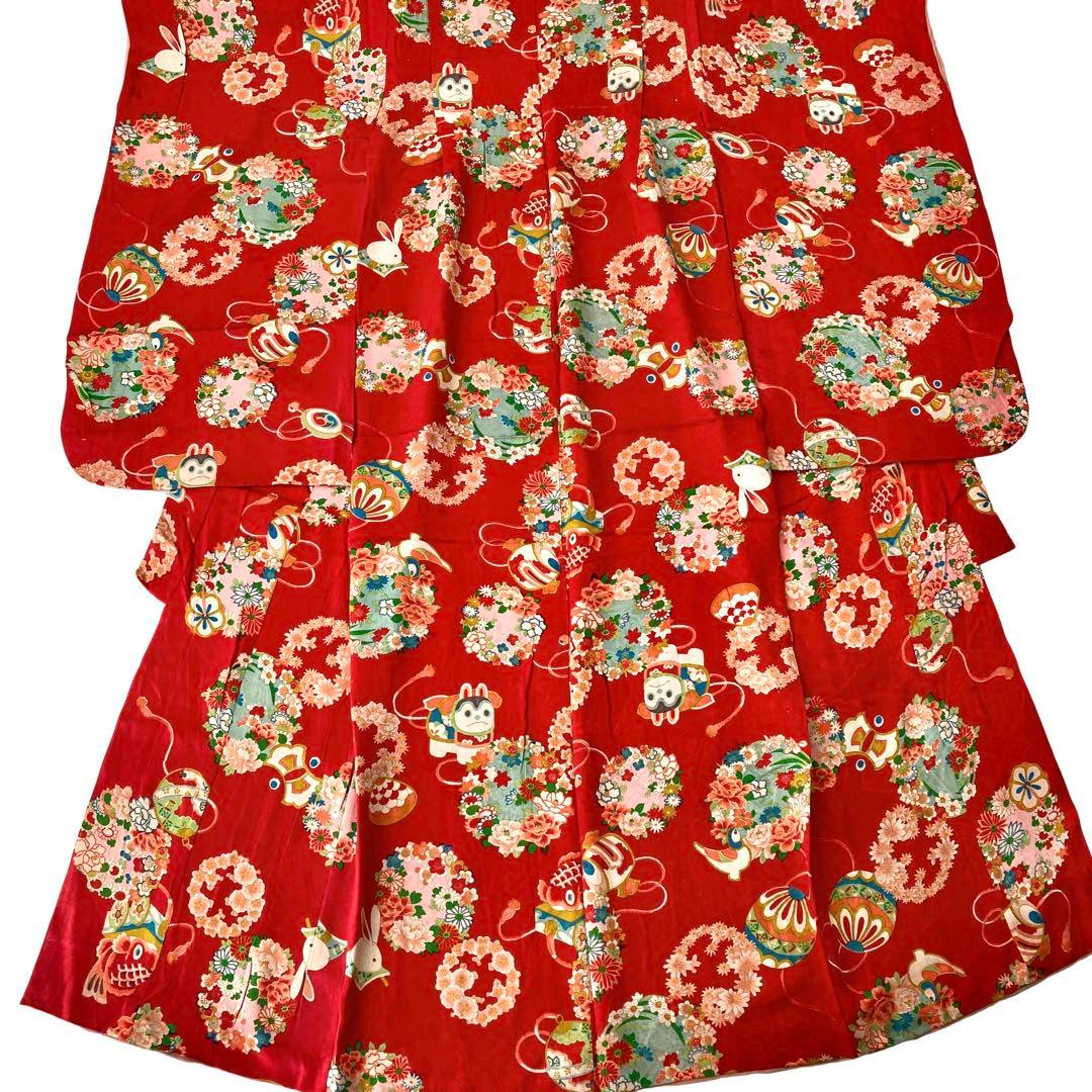 アンティーク　女の子　子供着物　アンティーク着物　七五三　NO6