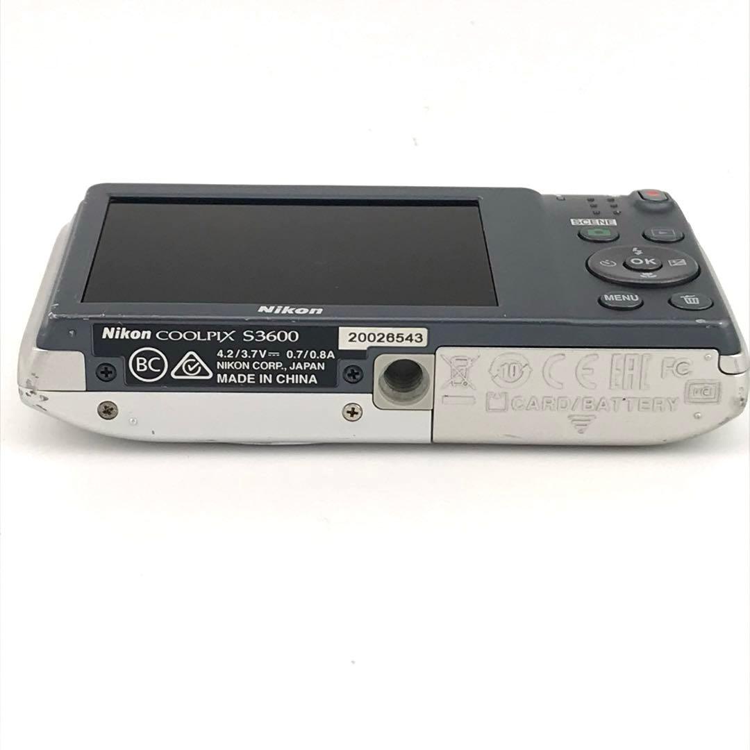 実写良⭕️【動作確認済】Nikon COOLPIX S3600 ニコン