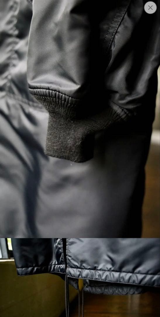 【美品】コムデギャルソンオム24AW ナイロンツイルコート　オムコムデギャルソン