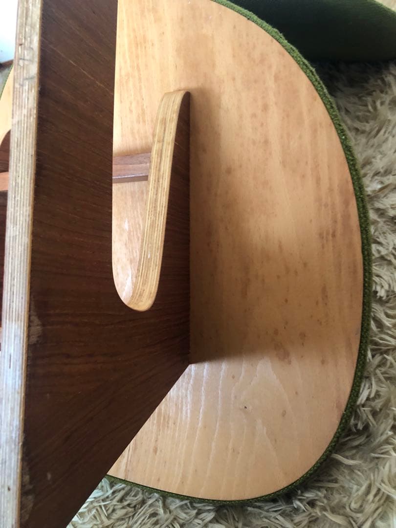 天童木工　低座イス　グリーン系