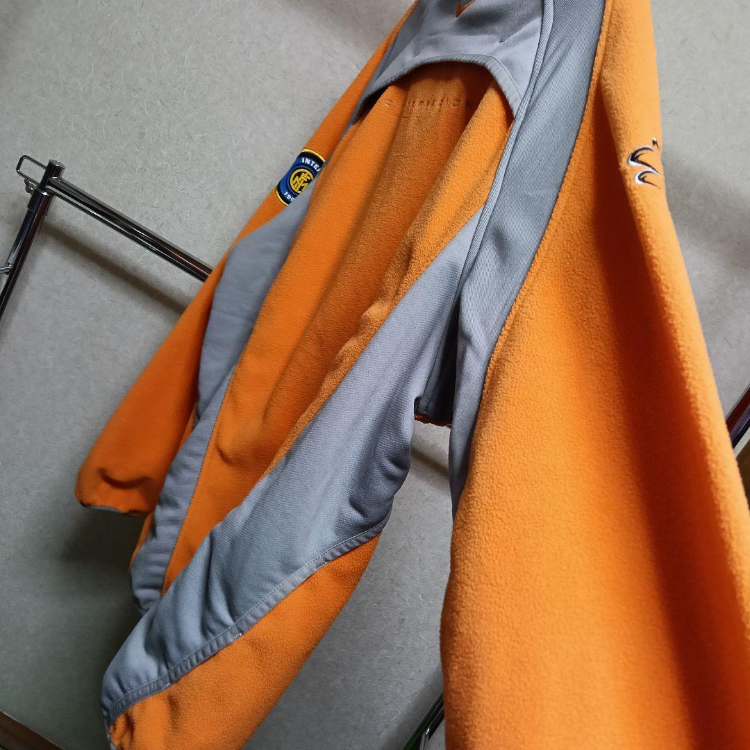 【超美品】インテルミラノ Y2K 2000s フリースジャケット オレンジ M