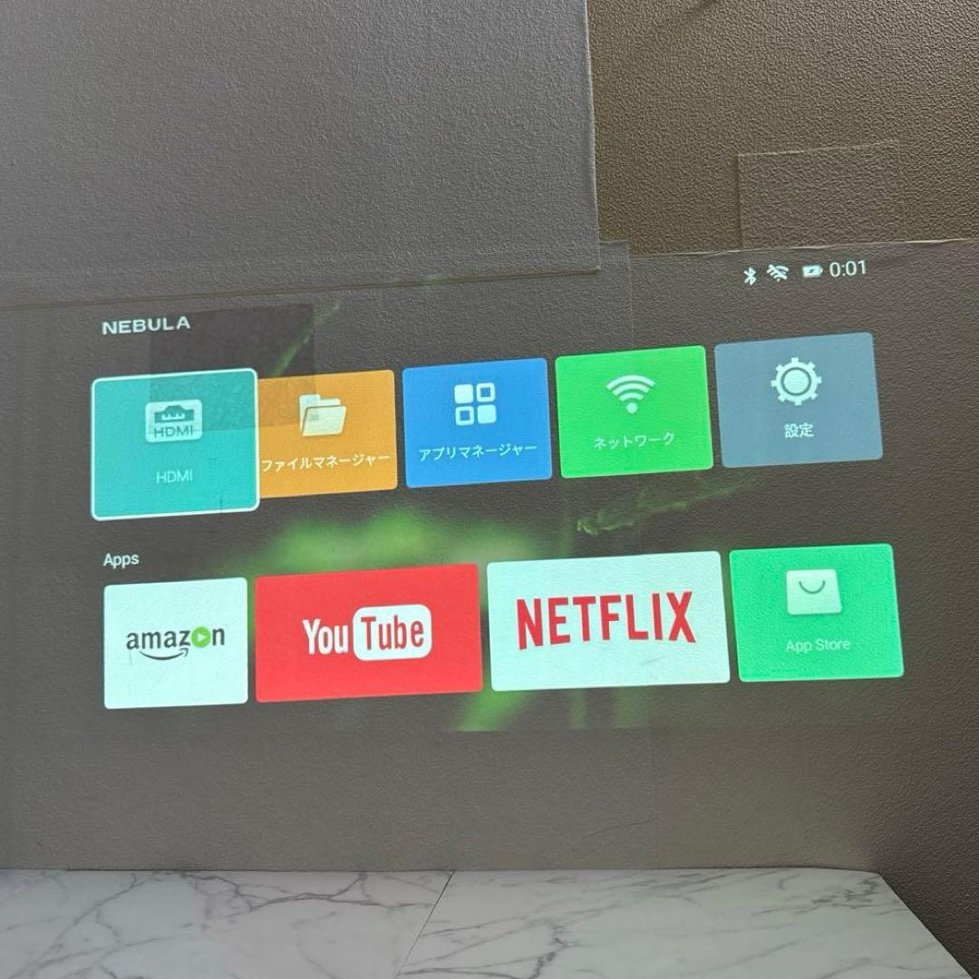 美品 Nebula Mars II Android搭載モバイルプロジェクター