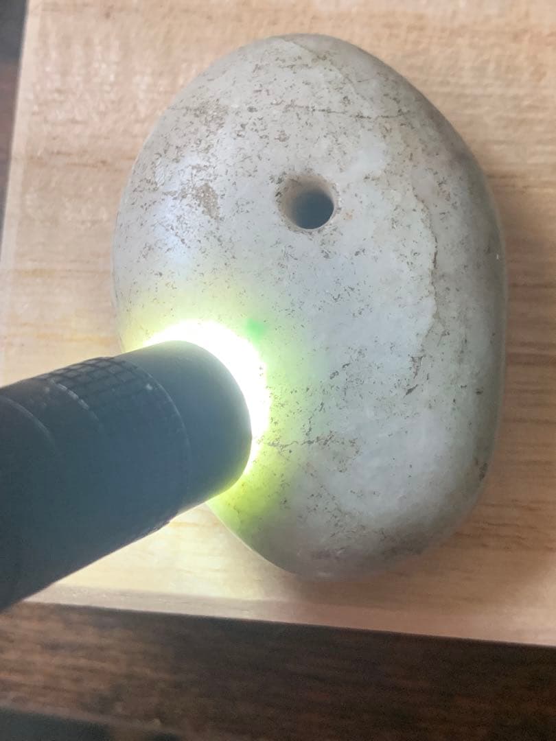 縄文時代後期　糸魚川翡翠大珠　出土　超特大　翡翠勾玉　根付　古墳　石器　勾玉