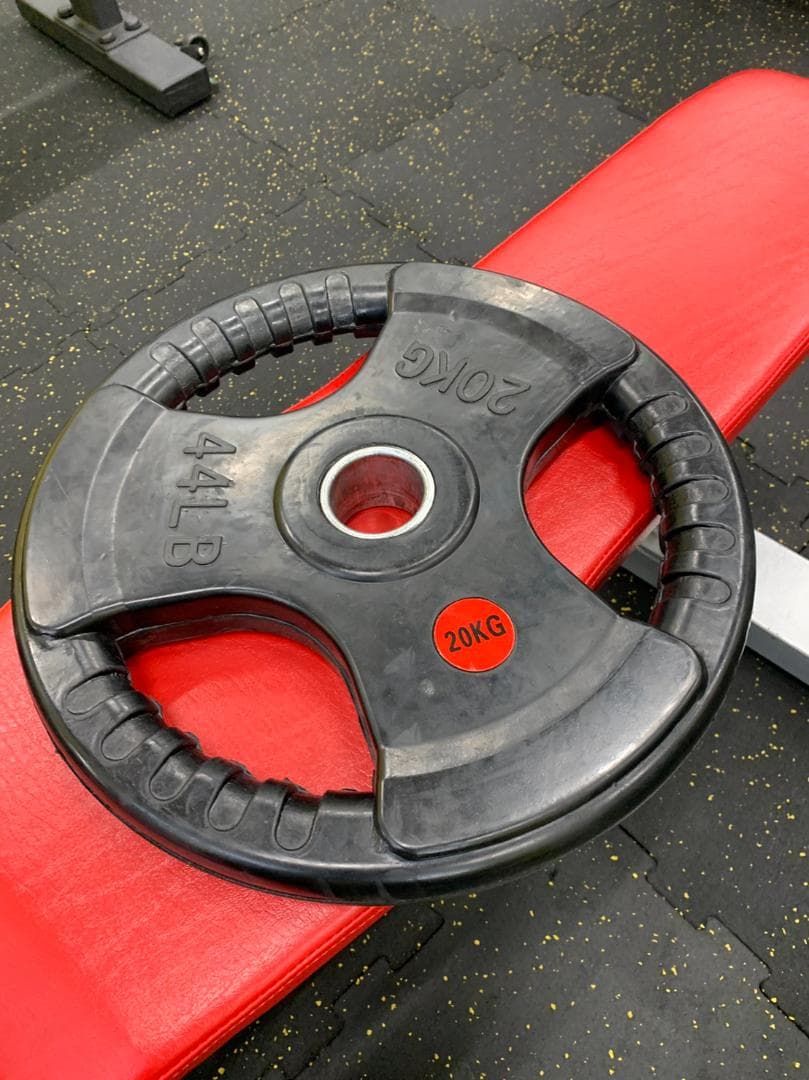 50mm 3グリップラバープレート　20㎏8枚 計　160㎏