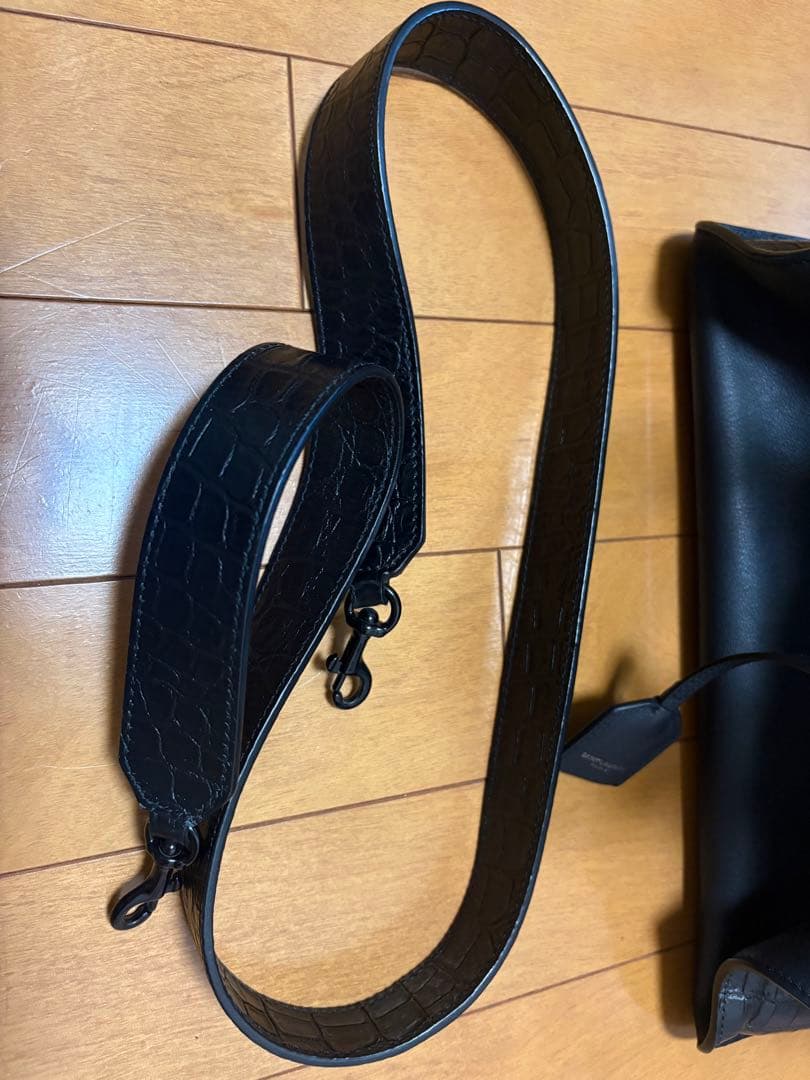 SAINT LAURENT ダウンタウンカバス2WAYハンドバッグ ブラック