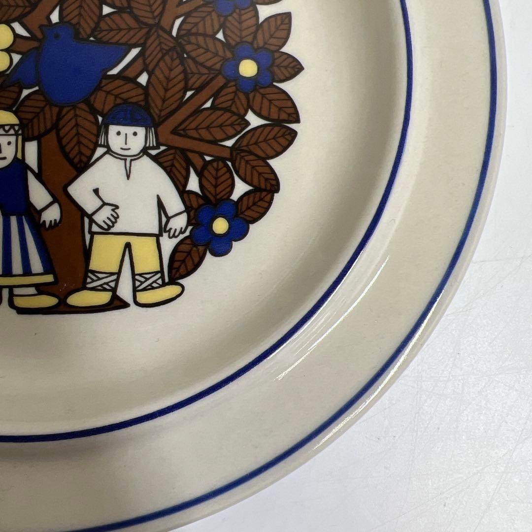 アラビア　カレワラ　プレートB タニチ　口径20㎝　東里8-0116☆2F