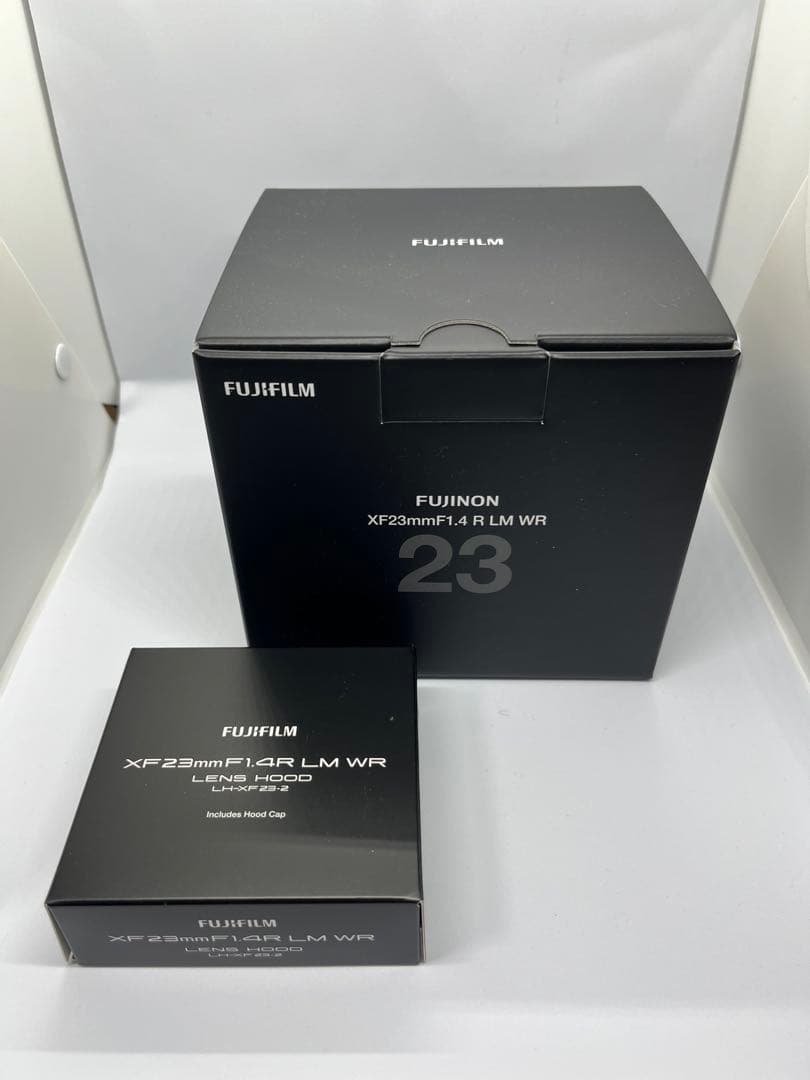 【美品】XF23mm F1.4 R LM WR 専用フード付き Xマウント