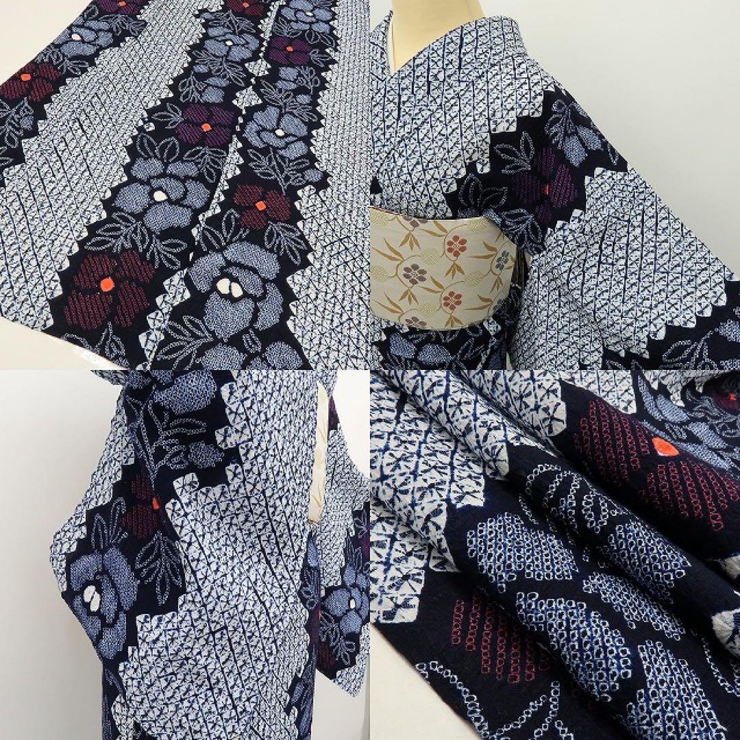 ★BB SHOP★✺2点おまとめ 有松浴衣 ・半幅小袋帯