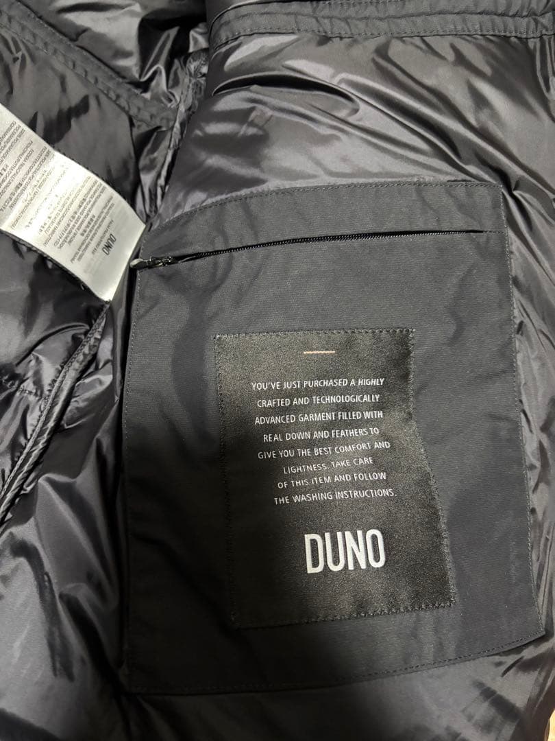 定価99000円　DUNO PALM ウールナイロン フーデッドダウンジャケット
