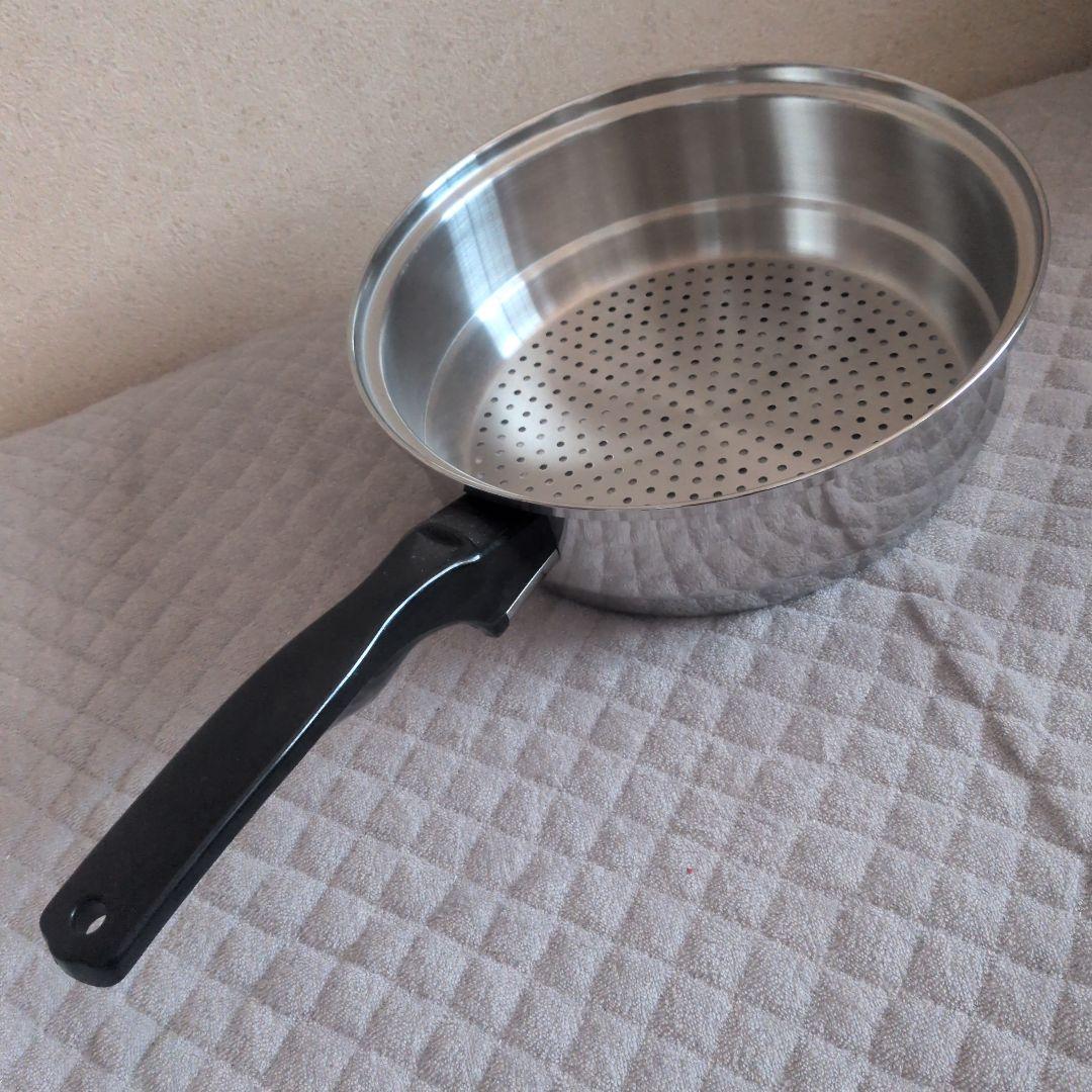 インコア 片手鍋３コート +蓋+スチーマー+ダッチカバー+キャセロール ５点