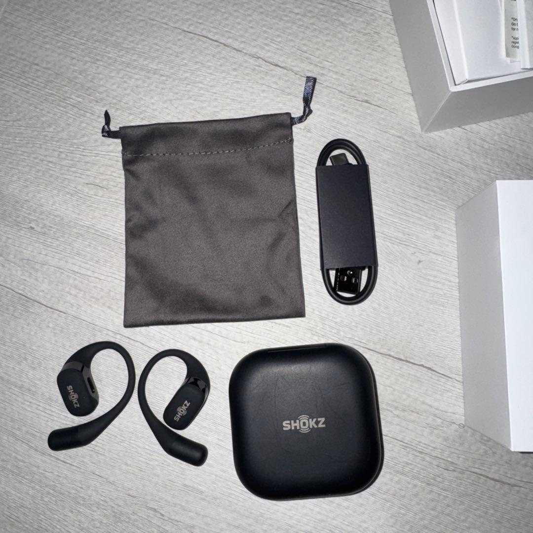 【美品】SHOKZ OPENFIT 専用ケース付き