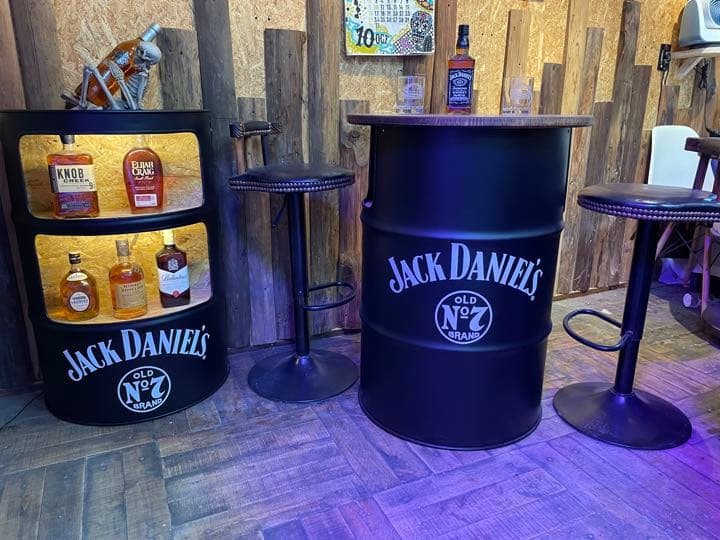 ハーフ2段オープンラック(LED付き)