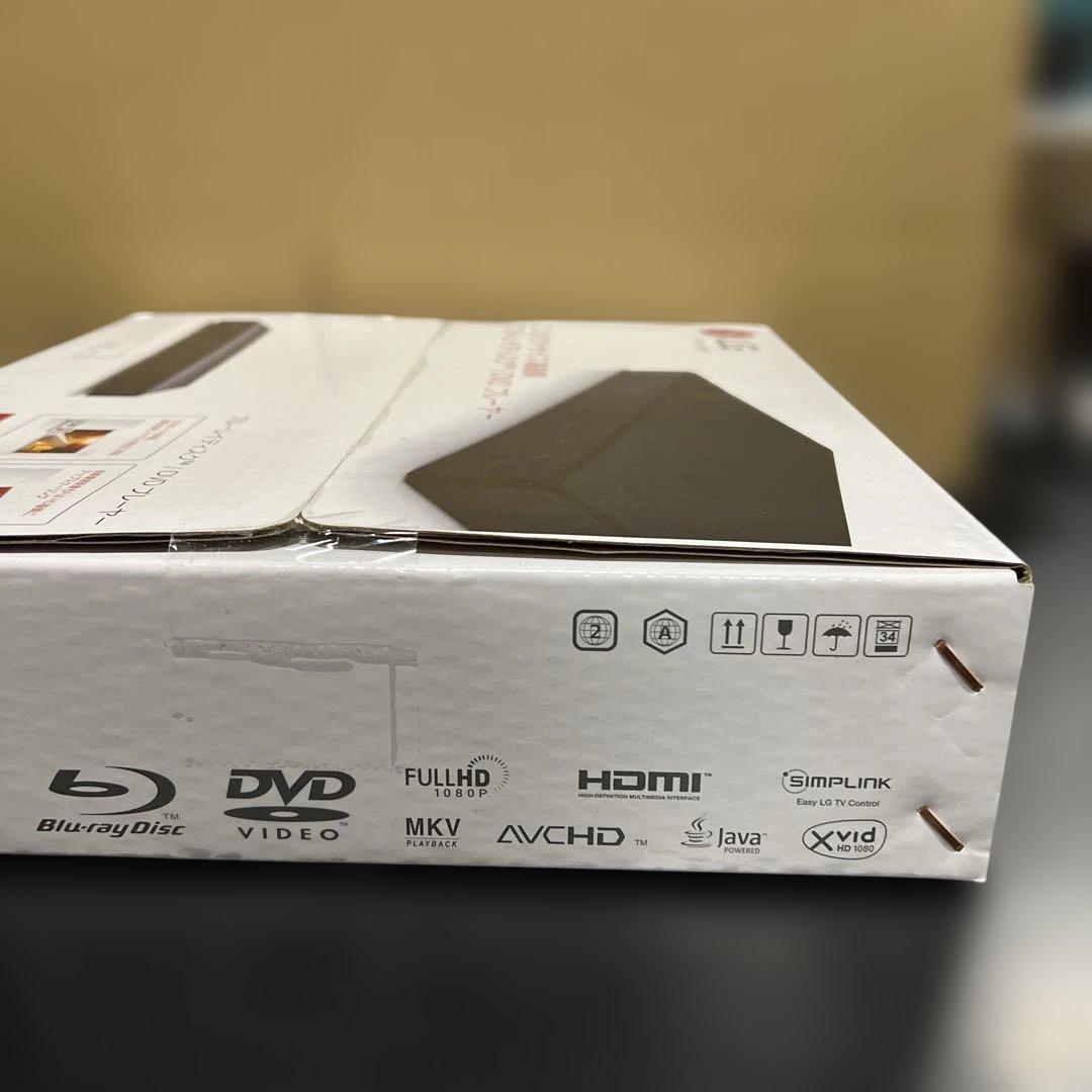 新品　LGブルーレイプレーヤーフルHDMIケーブル付BP250