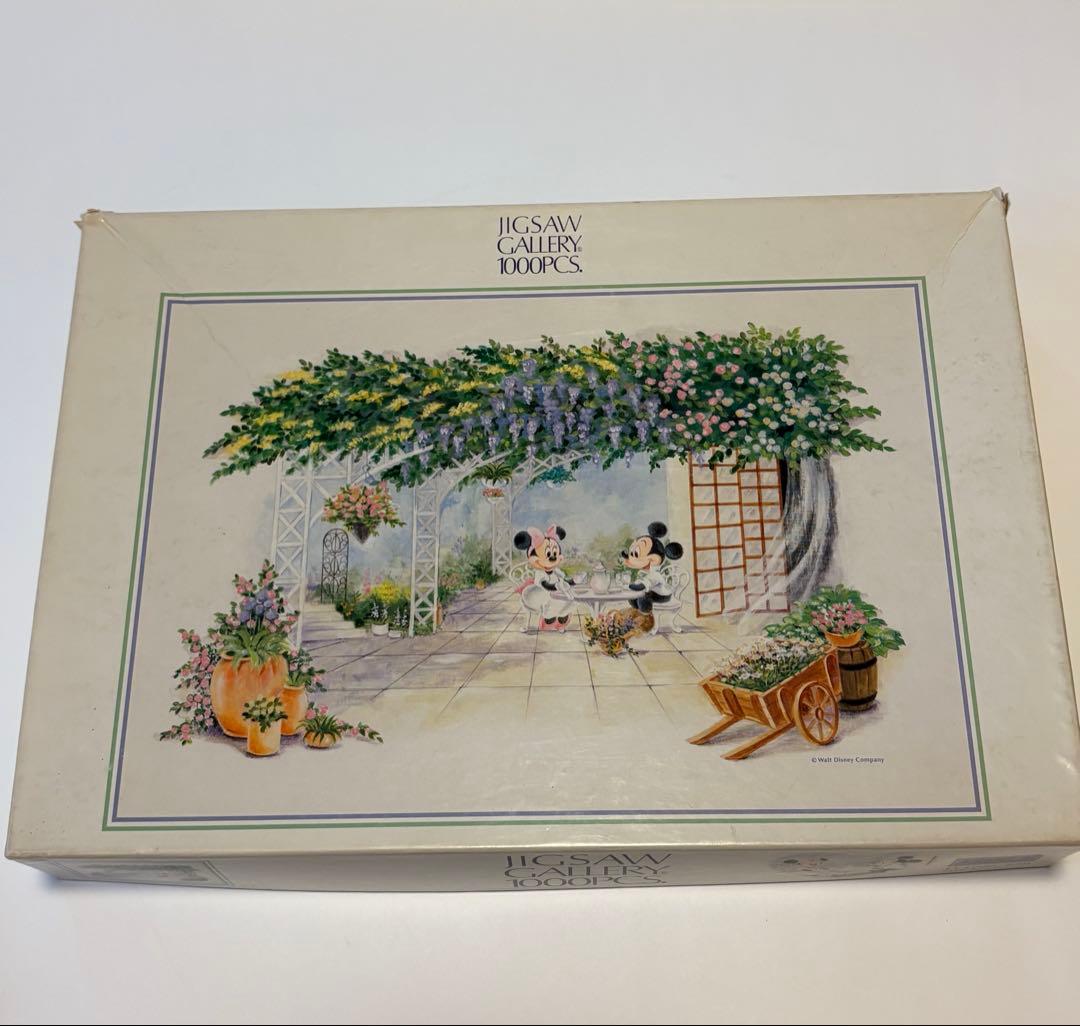ディズニー　ジグソーパズル　ミッキーミニー　テンヨー　レア　レトロ