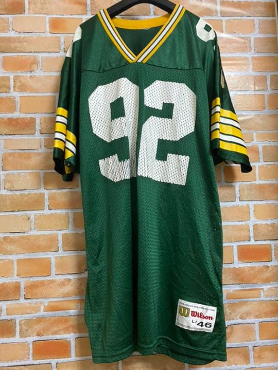 [レア]90s ウイルソン製 NFL グリーンベイ・パッカーズ ユニフォーム