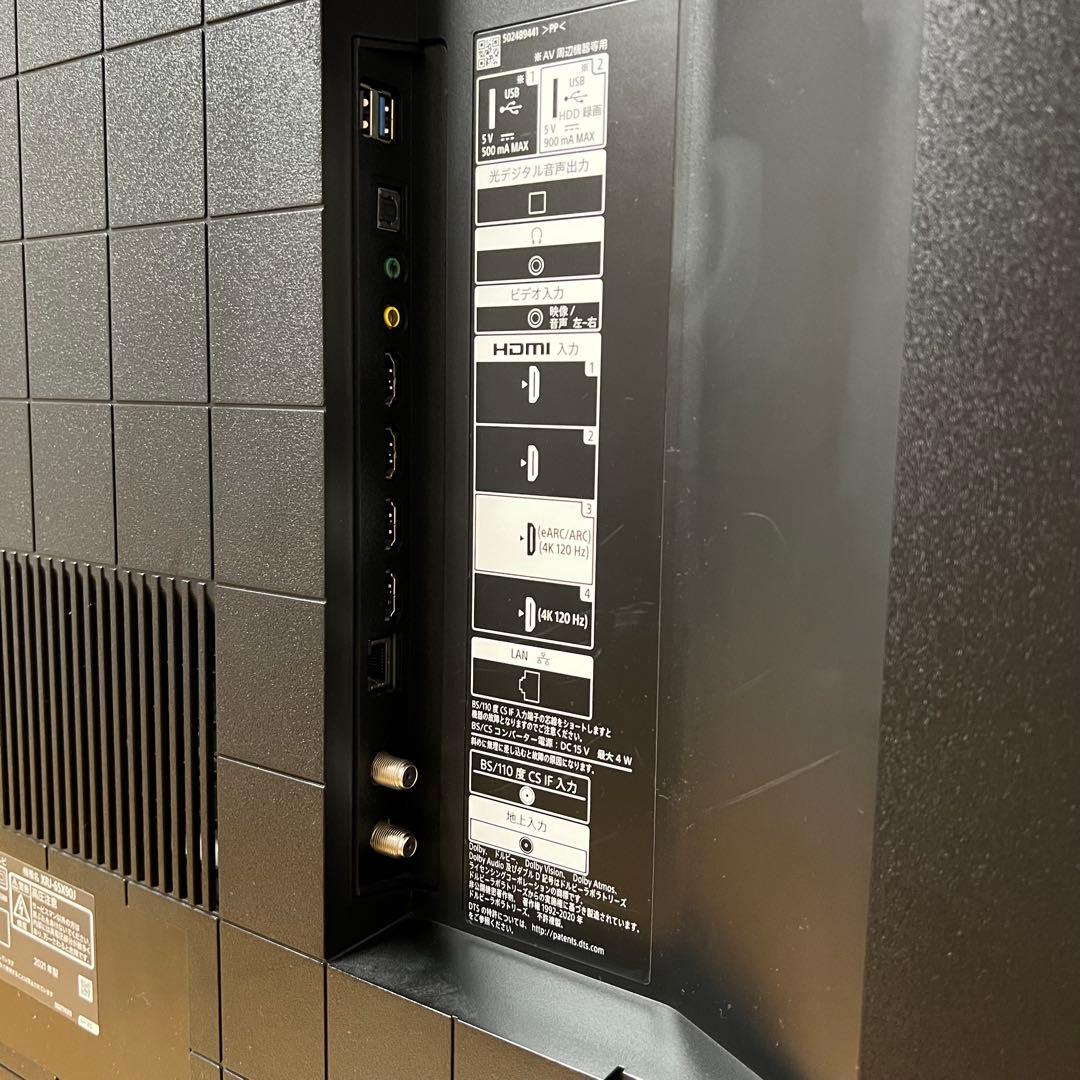 SONY 65V型 4K液晶テレビ BRAVIA XRJ-65X90J