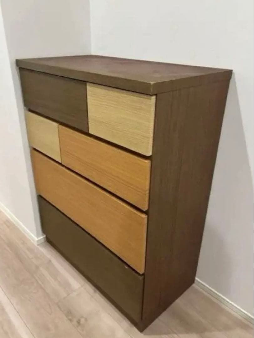 【送料込み✨】ニトリ　ハイチェスト　カレナ　80HC DBR 木目調家具