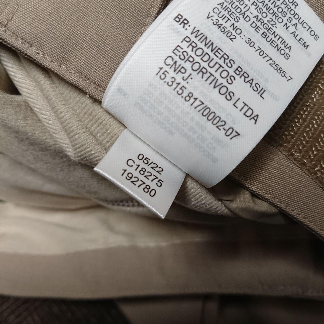 送料無料【SALOMON】ベージュ無地スキーパンツ L