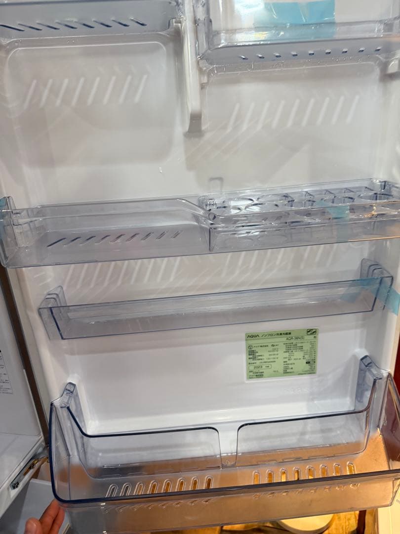 AQUA 冷蔵庫 AQR-36N(S) 355L 冷凍冷蔵庫 アクア