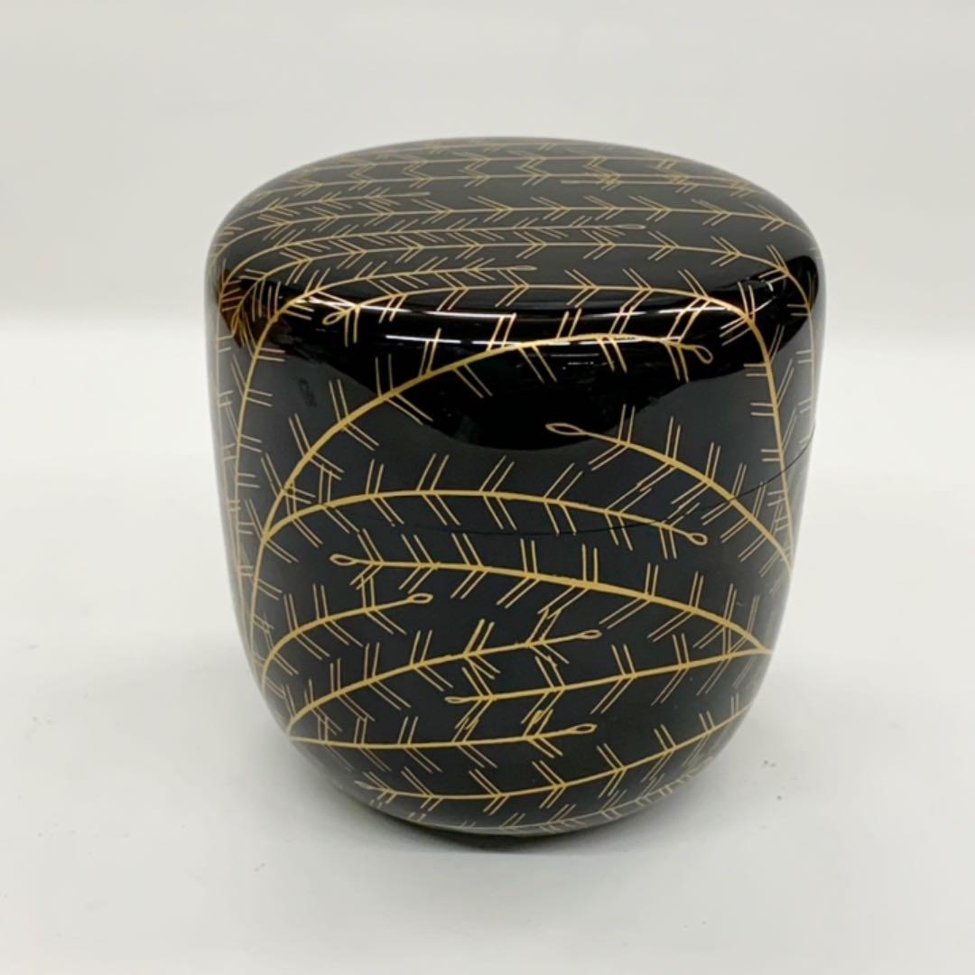 【中棗　芽張柳　蒔絵】高橋峯房