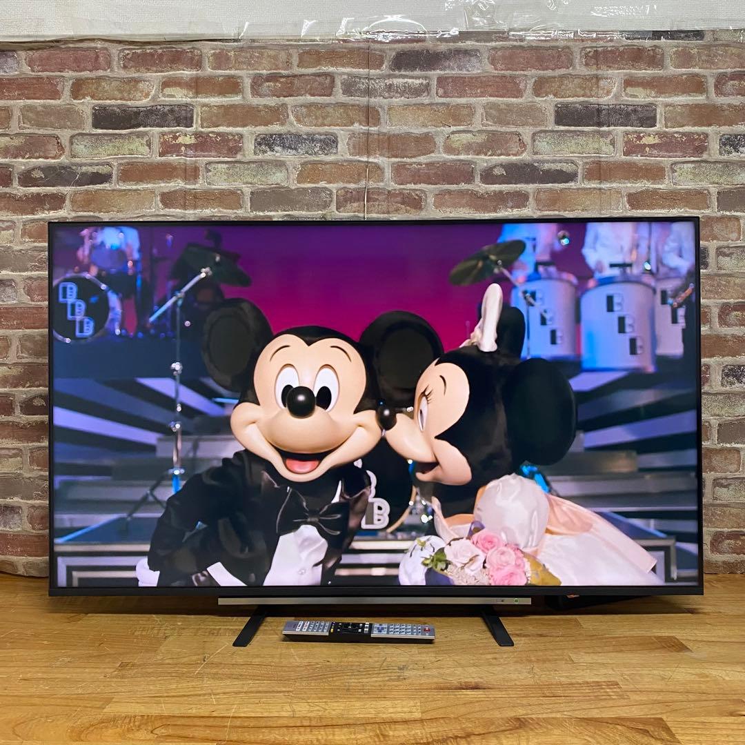 東芝 50V型 4Kチューナー内蔵 液晶テレビ レグザ 50M530X W録画○