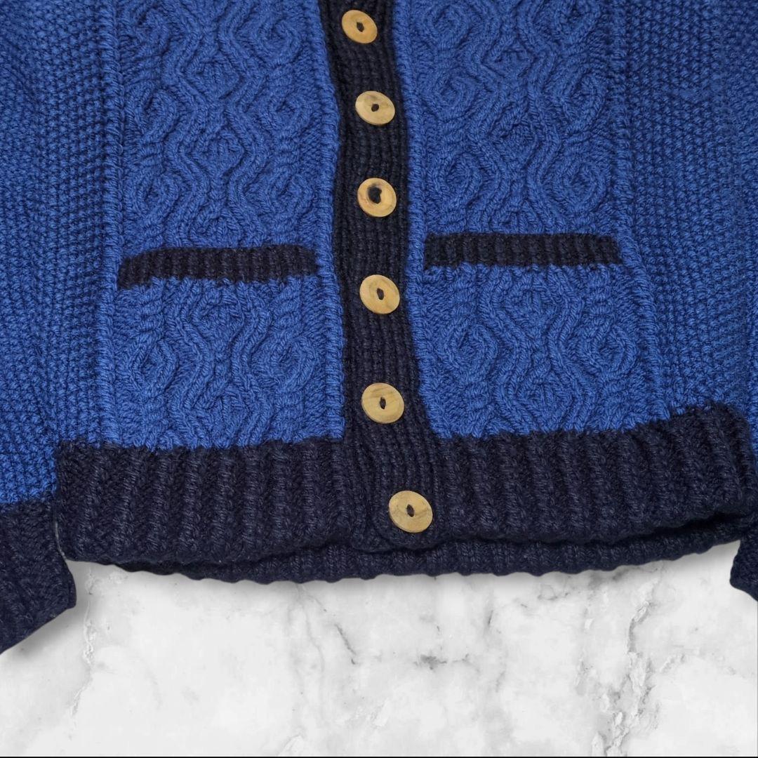 未使用品✨インバーアラン 茶タグ ニット カーディガン トゥモローランド別注