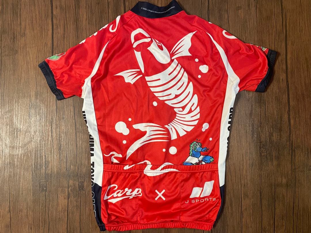 J sports広島東洋カープ　メンズサイクルジャージ