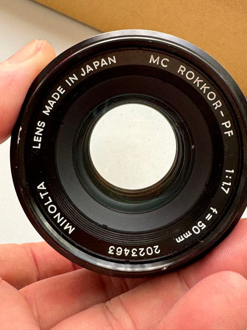 MINOLTA X-7/MC ROKKOR-PFレンズ