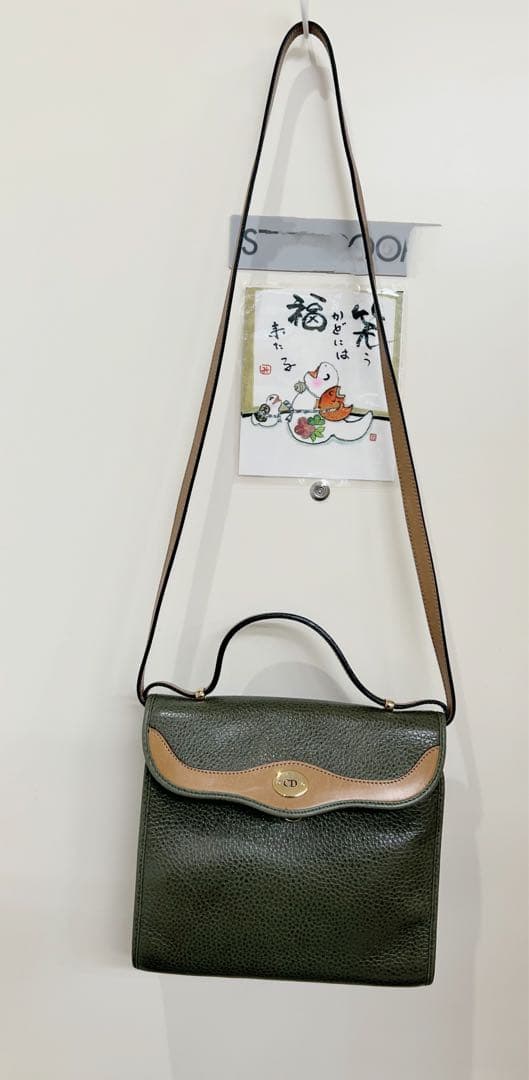 ✨本物✨クリスチャンディオール CDロゴ レザー ハンドバッグ ミニトートバッグ