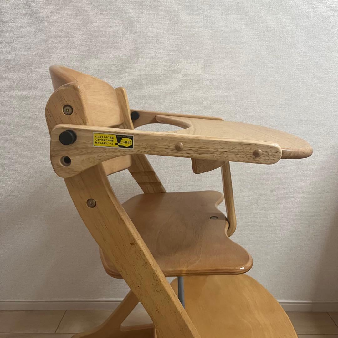 【美品】大和屋 すくすくチェアプラス テーブル＆ガード付