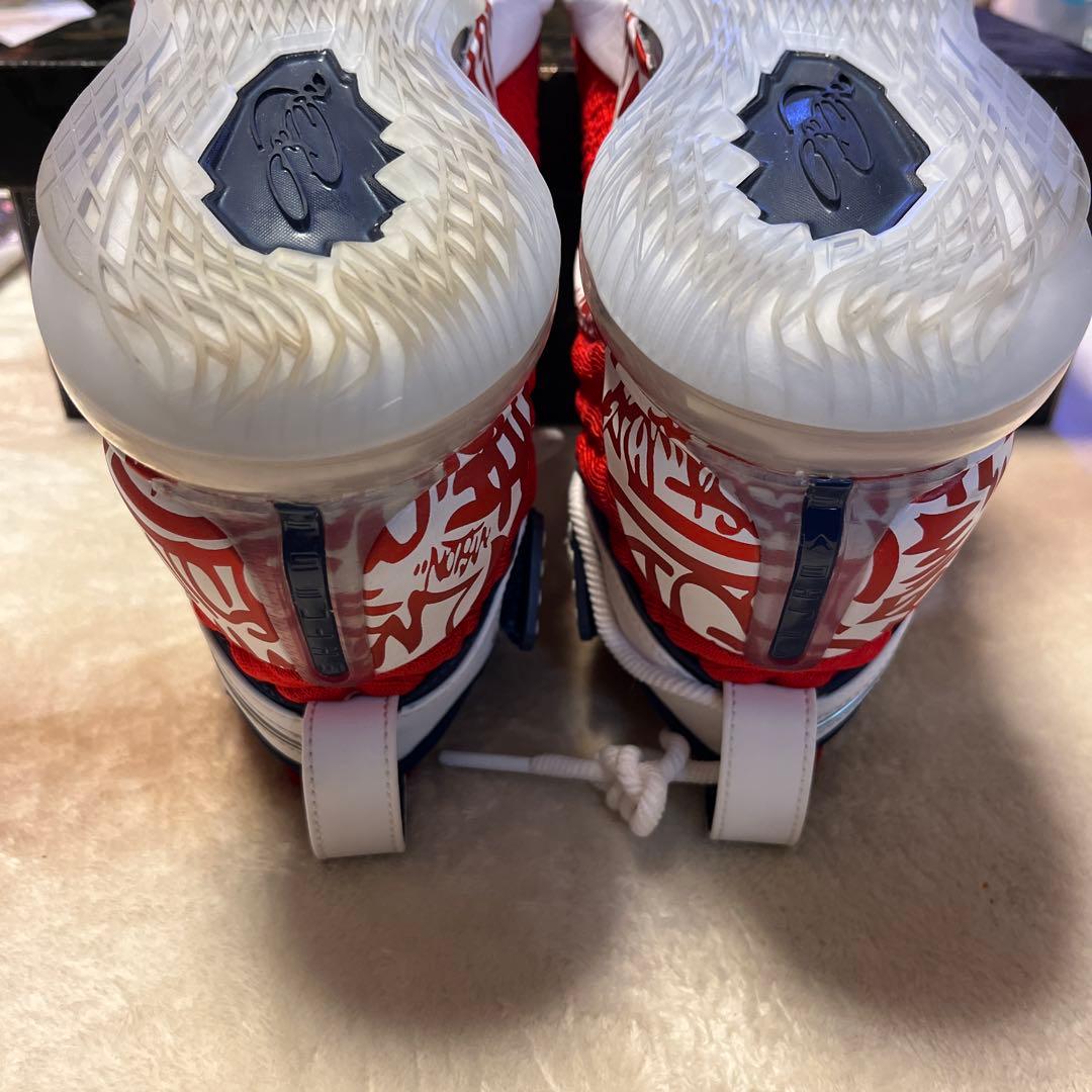 NIKE LeBron XVII バスケットボールシューズ 27cm 赤