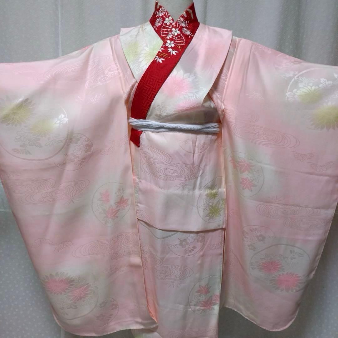 七五三7歳正絹着物、長襦袢、正絹袋帯、小物セット