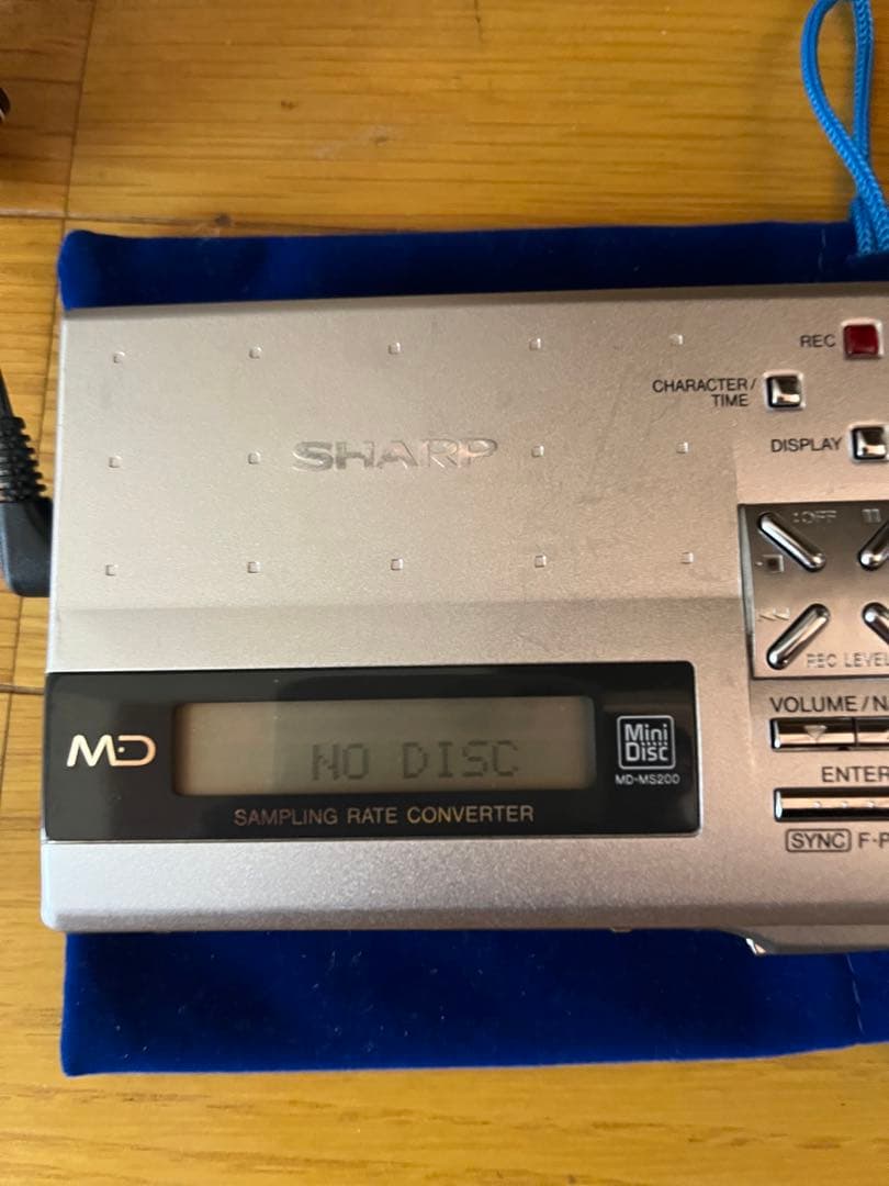 SHARP MD MS200 S ポータブルMDプレーヤー