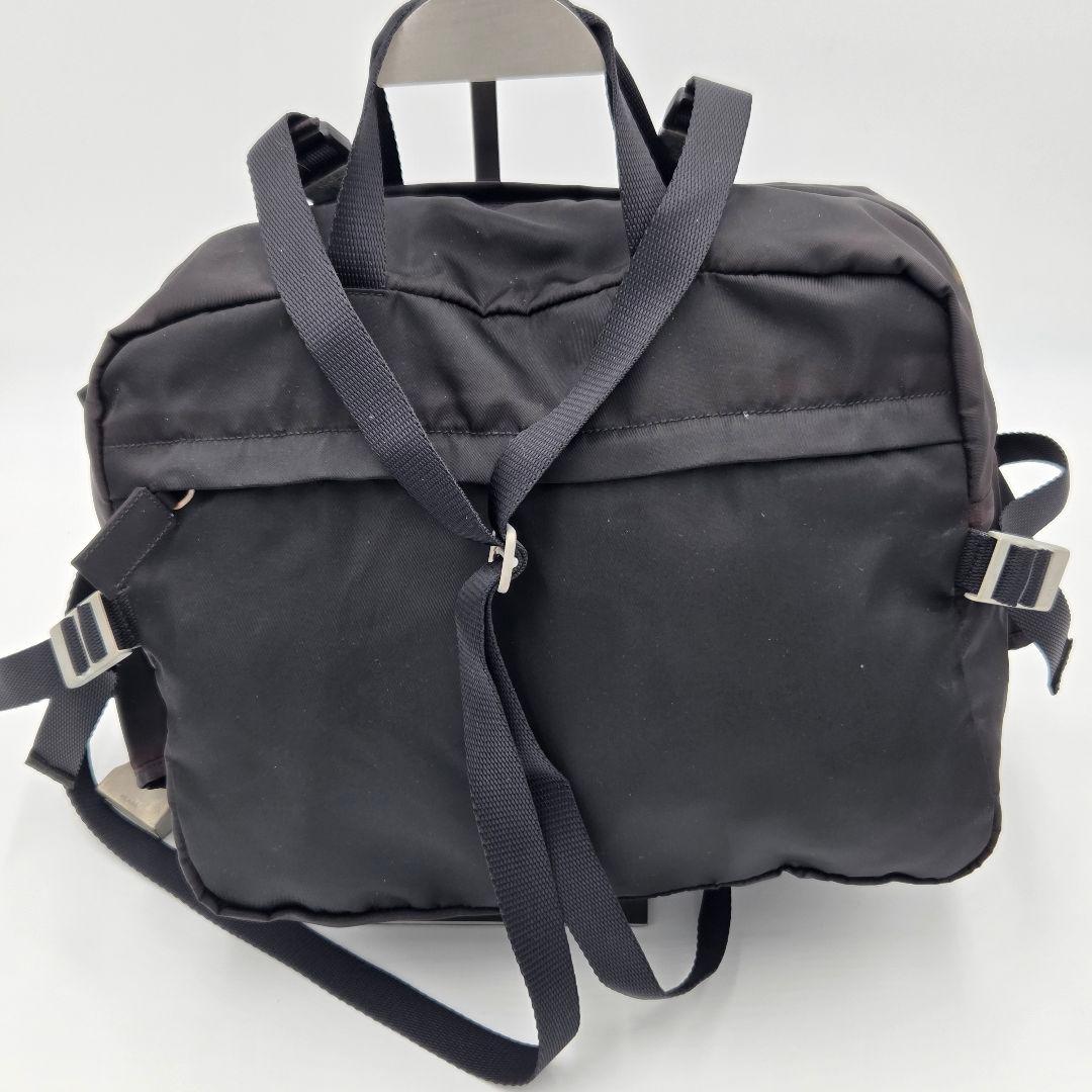 【希少】PRADA V156 3WAY ウエストバッグ リュック ナイロン 黒