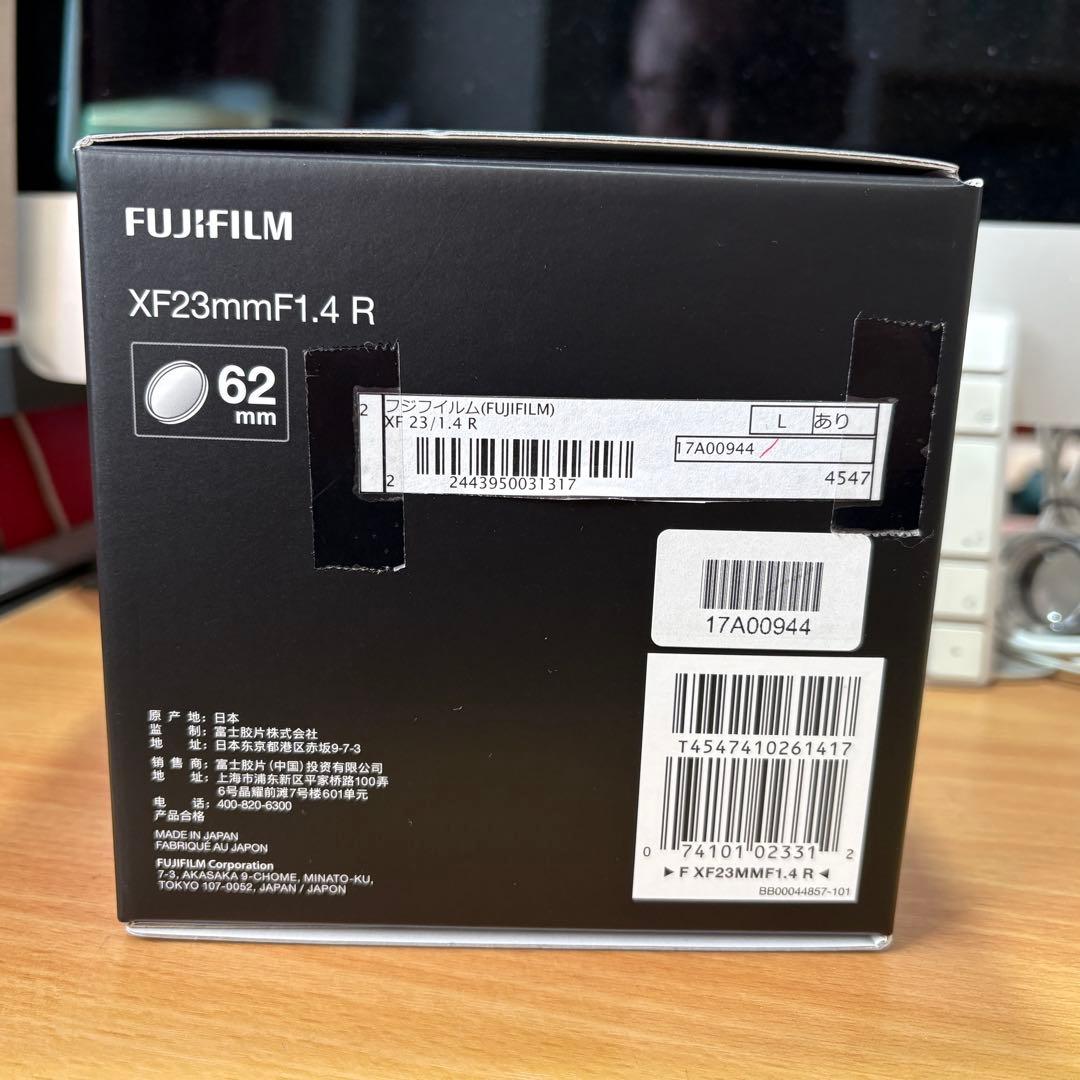 極美品　Fujifilm XF23mmF1.4 R 単焦点レンズ