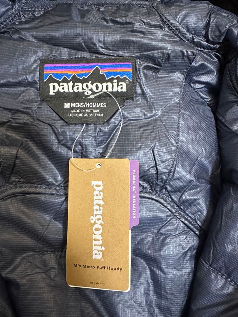 PATAGONIA M's Micro Puff Hoody ネイビー M