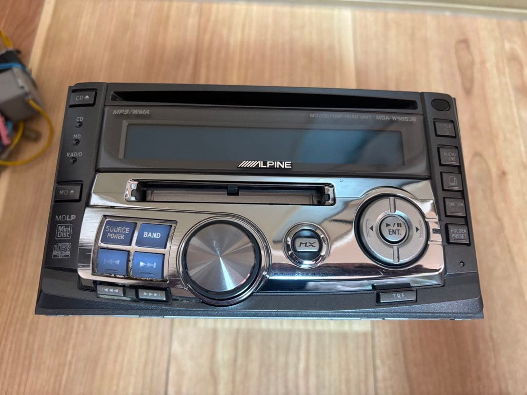 アルパイン　オーディオ　MDA-W905JB CD MD